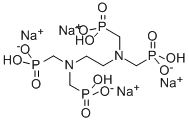 [ethylenebis[nitrilobis(methylene)]]tetrakisphosphonic acid, sodium salt  Struktur