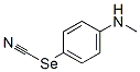 Selenocyanic acid 4-(methylamino)phenyl ester Struktur