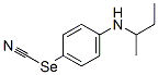 p-(sec-Butylamino)phenyl selenocyanate Struktur