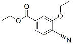 Benzoic acid, 4-cyano-3-ethoxy-, ethyl ester (9CI) Struktur