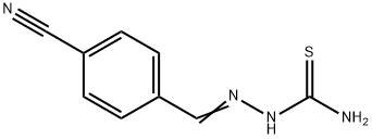 2-(4-CYANOBENZYLIDENE)HYDRAZINE-1-CARBOTHIOAMIDE Struktur