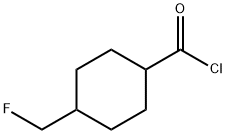 Cyclohexanecarbonyl chloride, 4-(fluoromethyl)- (9CI) Struktur