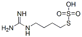 Thiosulfuric acid S-(4-guanidinobutyl) ester Struktur