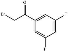 3,5-DIFLUOROPHENACYL BROMIDE Struktur