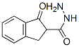 1H-Indene-2-carboxylic  acid,  2,3-dihydro-1-oxo-,  hydrazide Struktur