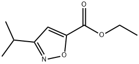 ethyl 3-isopropylisoxazole-5-carboxylate Struktur