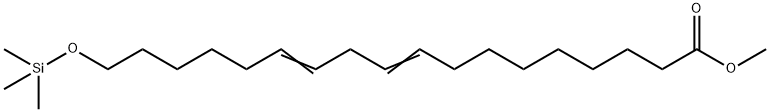 9,12-Octadecadienoic acid, 18-(trimethylsiloxy)-, methyl ester Struktur