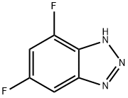 1H-Benzotriazole, 4,6-difluoro- Struktur