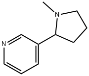 (+/-)-NICOTINE Structure