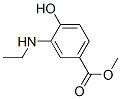 Benzoic acid, 3-(ethylamino)-4-hydroxy-, methyl ester (9CI) Struktur