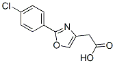 2-[2-(p-Chlorophenyl)oxazol-4-yl]acetic acid Struktur