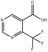 4-三氟甲基嘧啶-5-甲酸, 220880-12-6, 結(jié)構(gòu)式