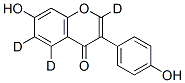 4',7-Dihydroxyisoflavone-d3 Struktur