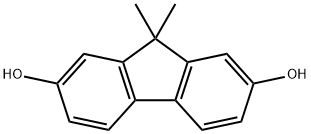 9,9-DIMETHYL-9H-FLUORENE-2,7-DIOL Struktur