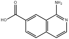 7-Isoquinolinecarboxylicacid,1-amino-(9CI) Struktur