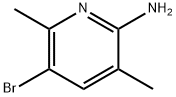 5-BroMo-3,6-diMethyl-2-pyridinaMine Struktur