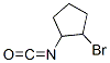 Cyclopentane, 1-bromo-2-isocyanato- (9CI) Struktur