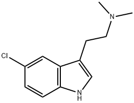 5-CHLORO-N,N-DIMETHYLTRYPTAMINE Struktur