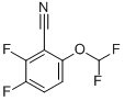 6-Difluoromethoxy-2,3-difluoro-benzonitrile Struktur