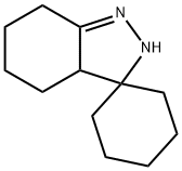 2'',3''A,4'',5'',6'',7''-HEXAHYDRO-SPIRO[CYCLOHEXANE-1,3''-INDAZOLE] Struktur