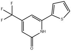 3-Cyano-6-(2-thienyl)-4-trifluoromethyl-2(1H)-pyridone