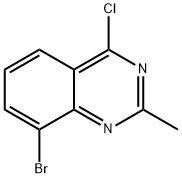 8-BROMO-4-CHLORO-2-METHYL-QUINAZOLINE Struktur