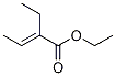 2-Butenoic acid, 2-ethyl-, ethyl ester, (E)- Struktur