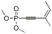 [(Z)-3-Methyl-3-penten-1-ynyl]phosphonic acid dimethyl ester Struktur