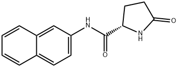 L-PYROGLUTAMIC ACID BETA-NAPHTHYLAMIDE Struktur