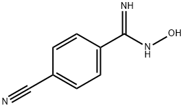 4-Cyano-N-hydroxy-benzenecarboximidamide Struktur