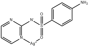 Silver sulfadiazine Struktur