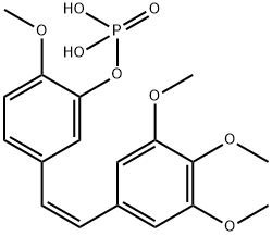 [2-methoxy-5-[(Z)-2-(3,4,5-trimethoxyphenyl)ethenyl]phenoxy]phosphonic acid Struktur