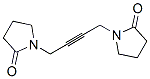 1,1'-(2-Butyne-1,4-diyl)bis(pyrrolidin-2-one) Struktur