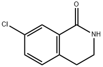 7-CHLORO-3,4-DIHYDRO-2H-ISOQUINOLIN-1-ONE Struktur