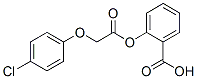 2-[[(4-Chlorophenoxy)acetyl]oxy]benzoic acid Struktur