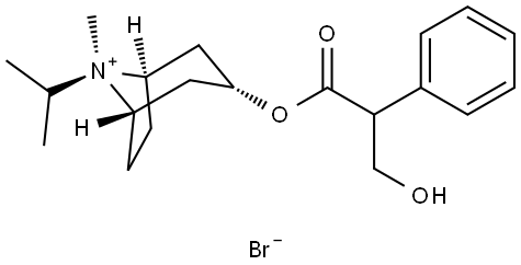 Ipratropium bromide Structure