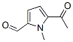 1H-Pyrrole-2-carboxaldehyde, 5-acetyl-1-methyl- (9CI) Struktur