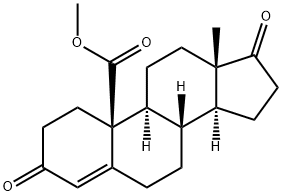 Methyl 3,17-Dioxo-4-androsten-19-oate Struktur