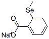 2-(Methylseleno)benzoic acid sodium salt Struktur