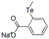 2-(Methyltelluro)benzoic acid sodium salt Struktur