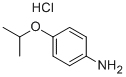 4-ISOPROPOXY-PHENYLAMINE HYDROCHLORIDE Struktur