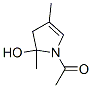 1H-Pyrrol-2-ol, 1-acetyl-2,3-dihydro-2,4-dimethyl- (9CI) Struktur