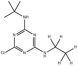 テルブチラジン‐D5(エチル‐D5) 化學(xué)構(gòu)造式