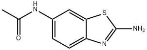 N-(2-AMINO-BENZOTHIAZOL-6-YL)-ACETAMIDE Struktur