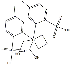 cyclobutane-1,1-diylbis(Methylene) bis(4-Methylbenzenesulfonate) Struktur