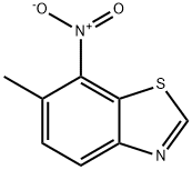 Benzothiazole, 6-methyl-7-nitro- (9CI) Struktur