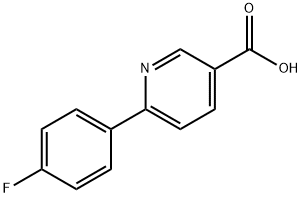 6-(4-Fluorophenyl)-nicotinic acid Struktur