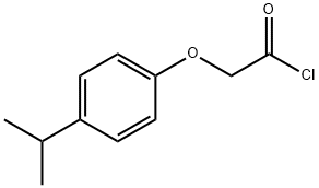 4-Isopropyl Phenoxy Acetyl Chloride Struktur