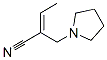 1-Pyrrolidinepropanenitrile,alpha-ethylidene-,(alphaE)-(9CI) Struktur