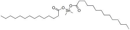 dimethylbis(myristoyloxy)stannane Struktur